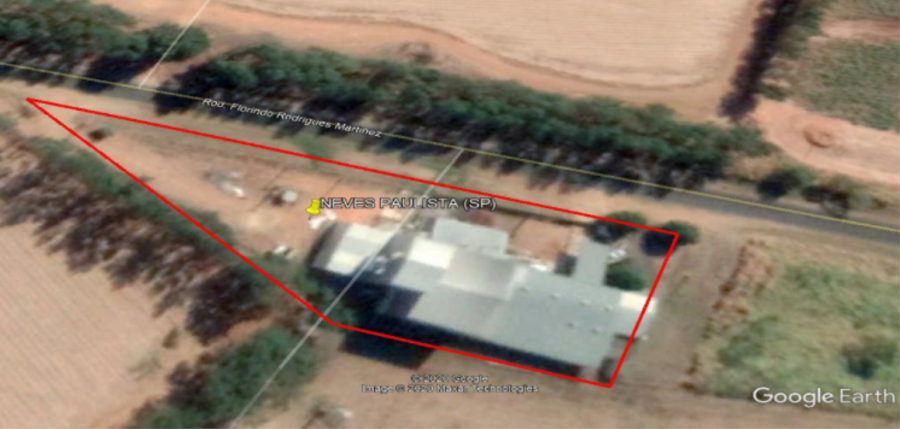JUDICIAL Leilão de Galpão Industrial com 1.350m² em Neves Paulista, localizado em Neves Paulista - SP